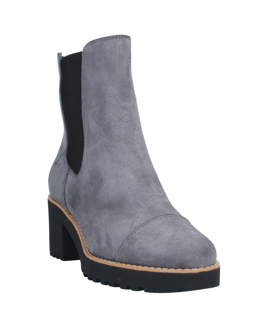 Hogan Brown Ankle Boots Leather, Textile Fibers