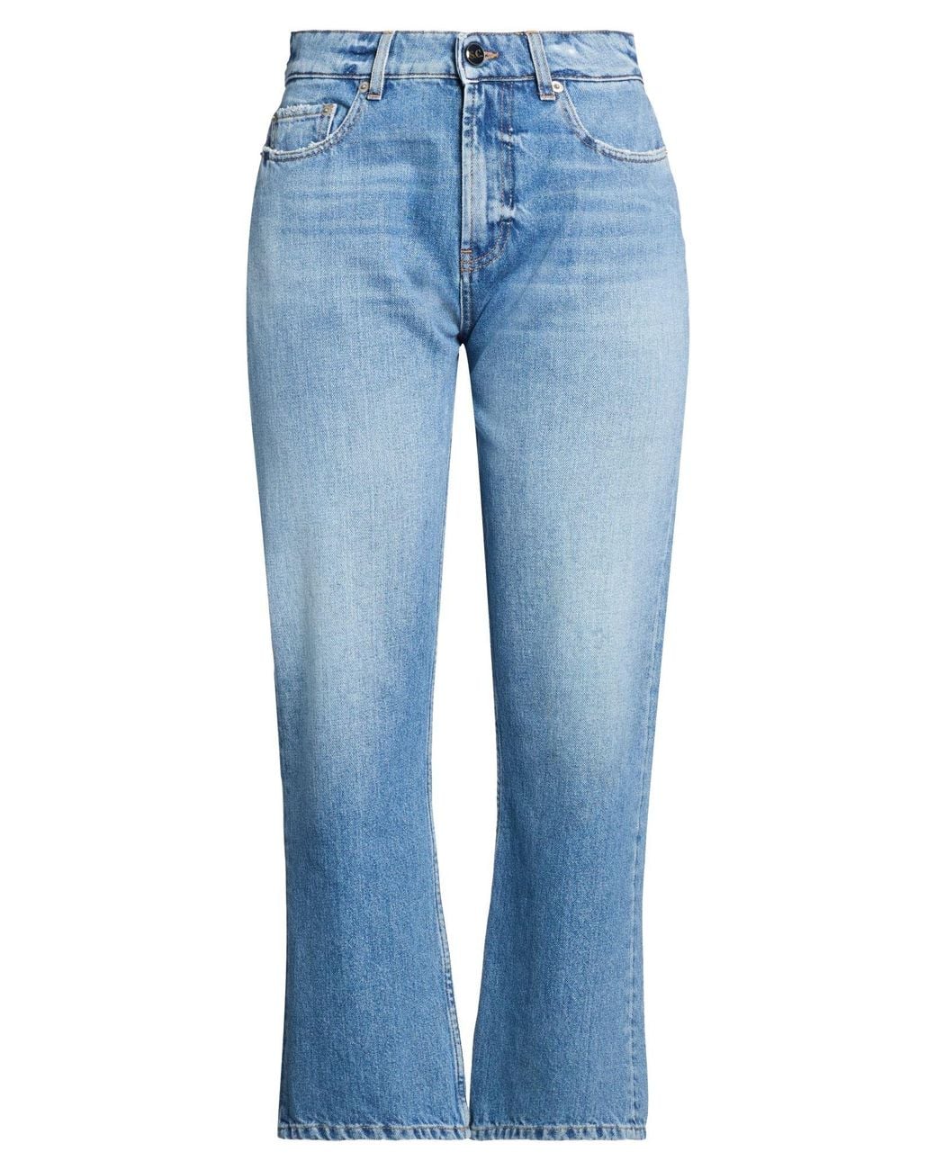 Semicouture Blue Jeans Cotton
