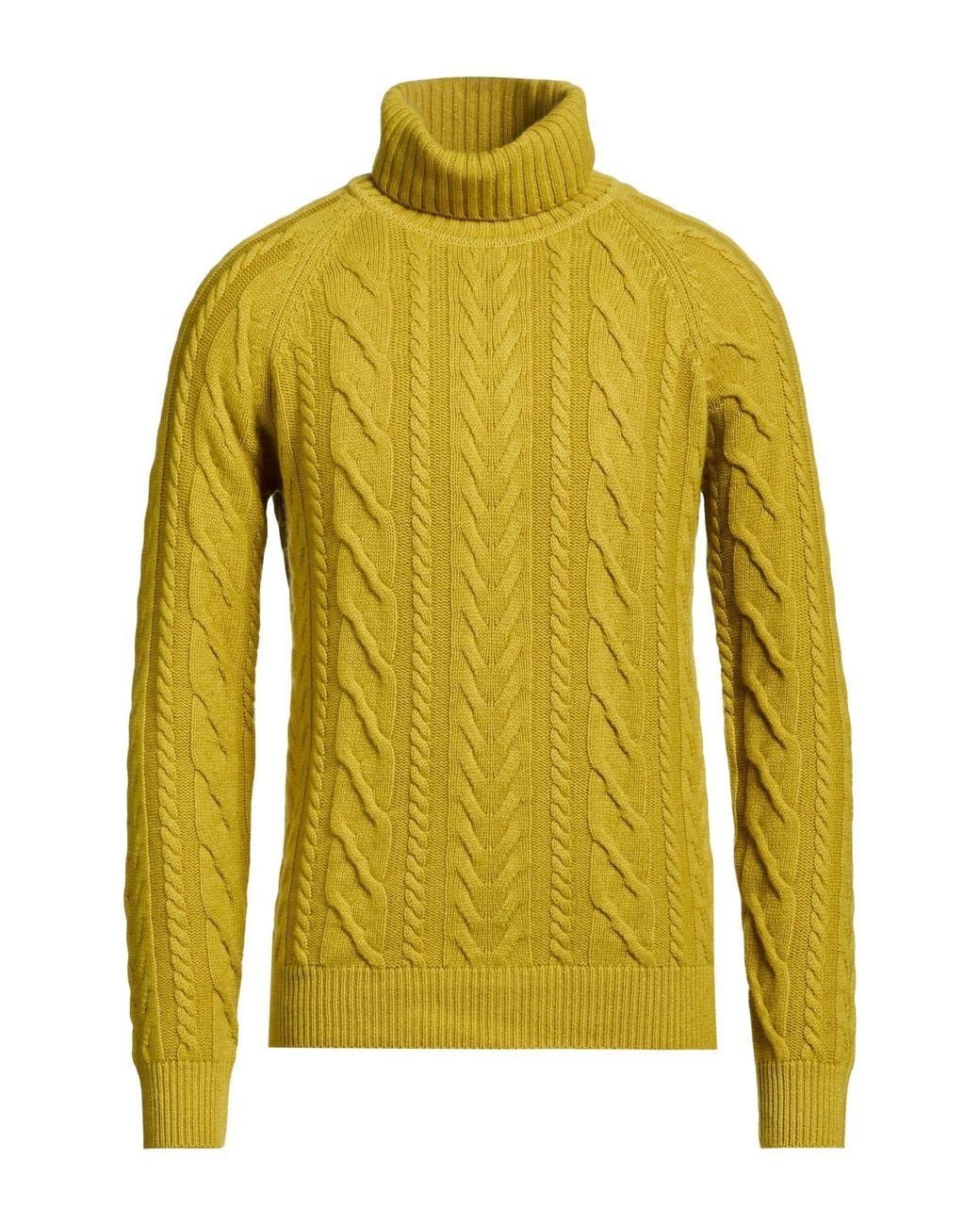 Moorer Yellow Turtlenecks for men