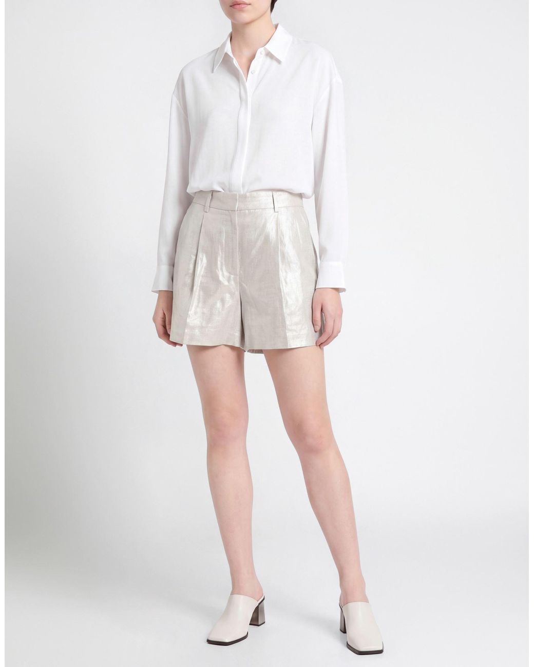 AllSaints White Shorts & Bermuda Shorts