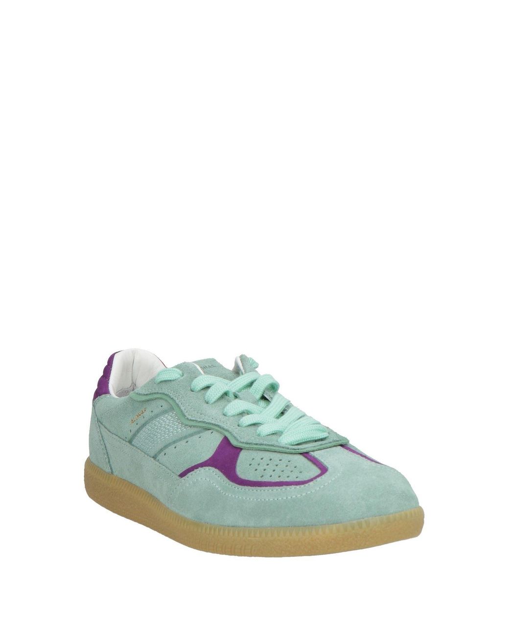Alohas Green Sneakers Leather