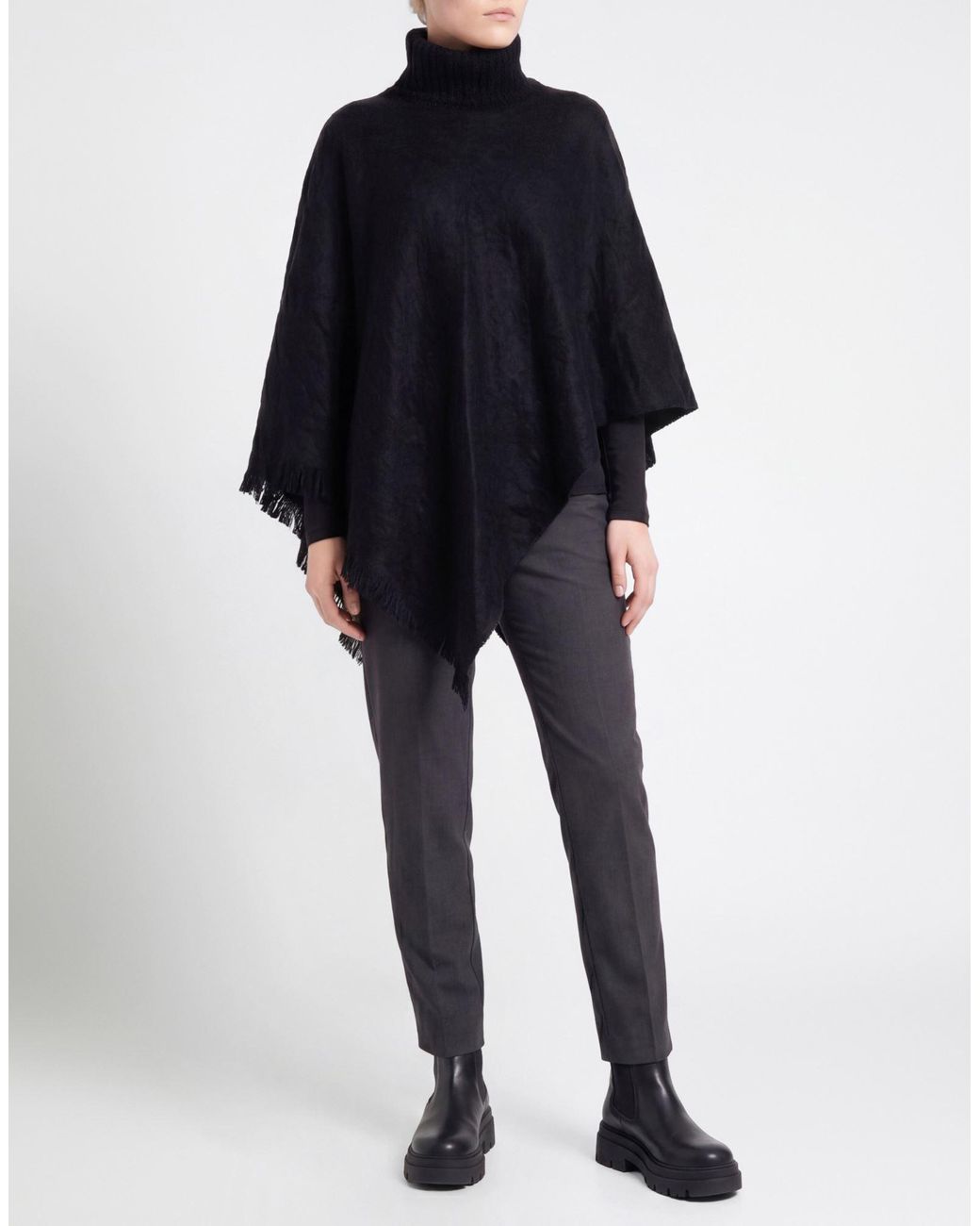 Altea Black Cape Acrylic, Mohair Wool, Polyester