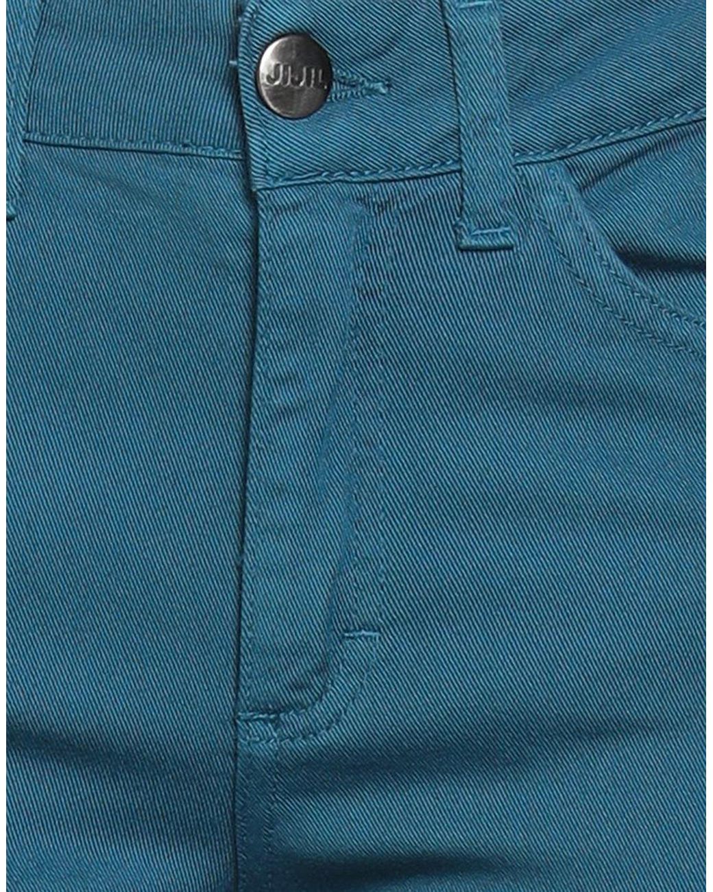Jijil Blue Pants Cotton, Elastane
