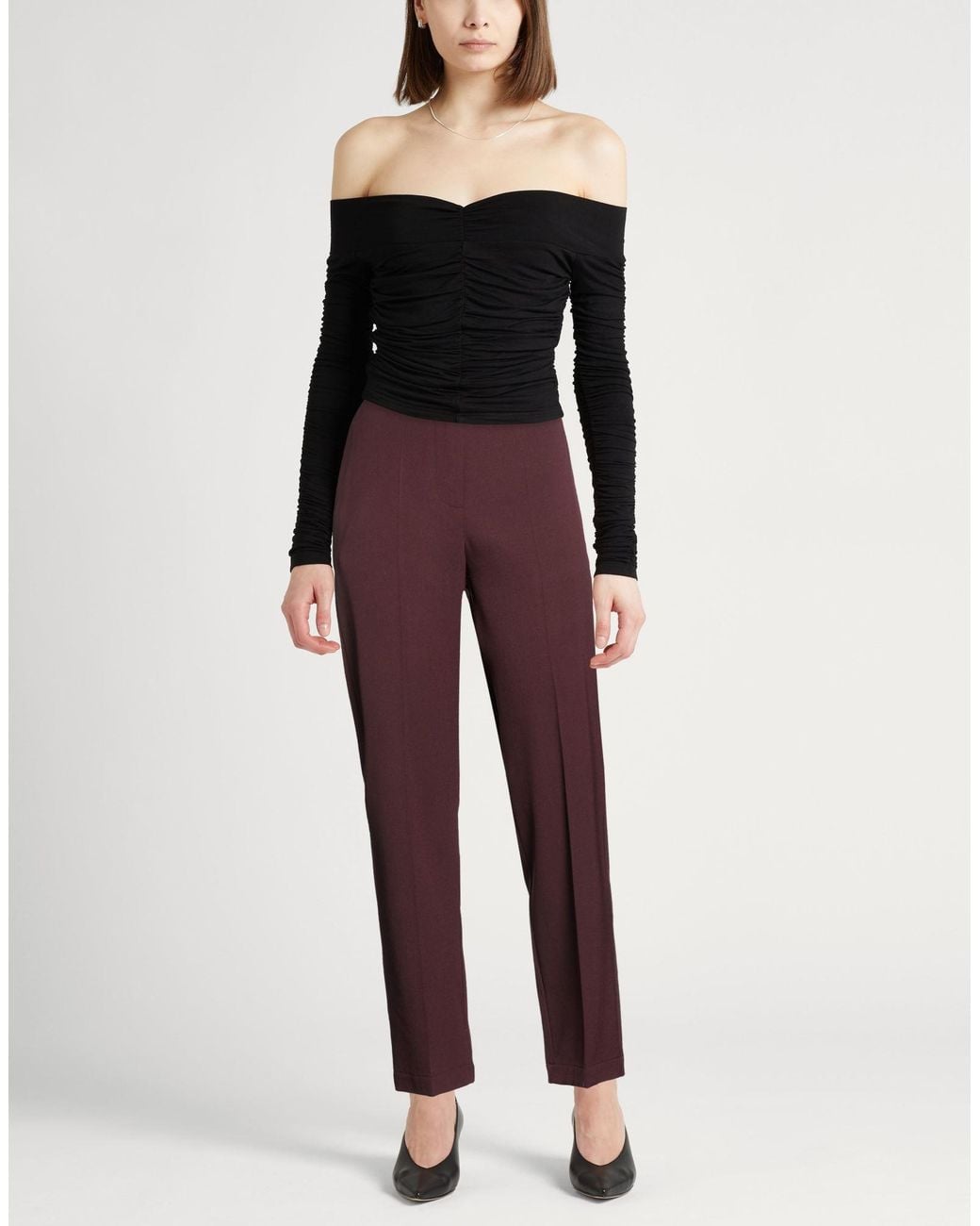 Alysi Purple Trouser