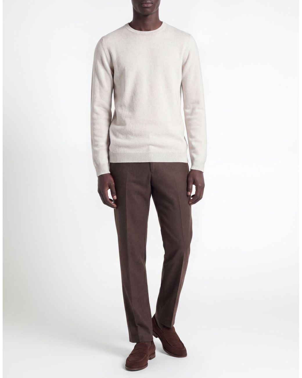 Roberto Collina White Sweater Cashmere for men