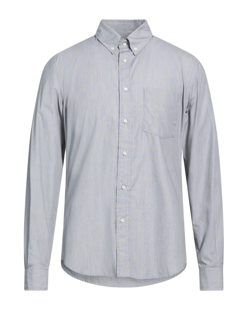 Aspesi Blue Shirt Cotton for men