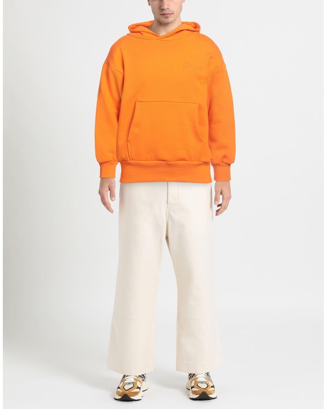 GARMENT WORKSHOP Orange Sweatshirt for men