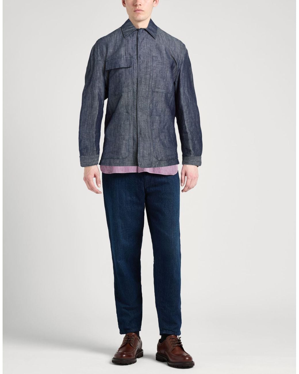 Hevò Blue Jacket for men