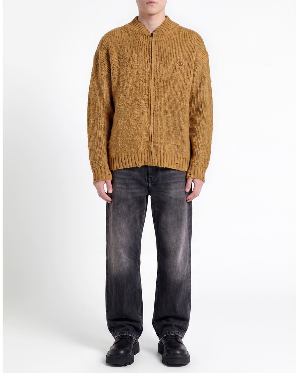 LE PAS SAGE Paris Brown Cardigans for men