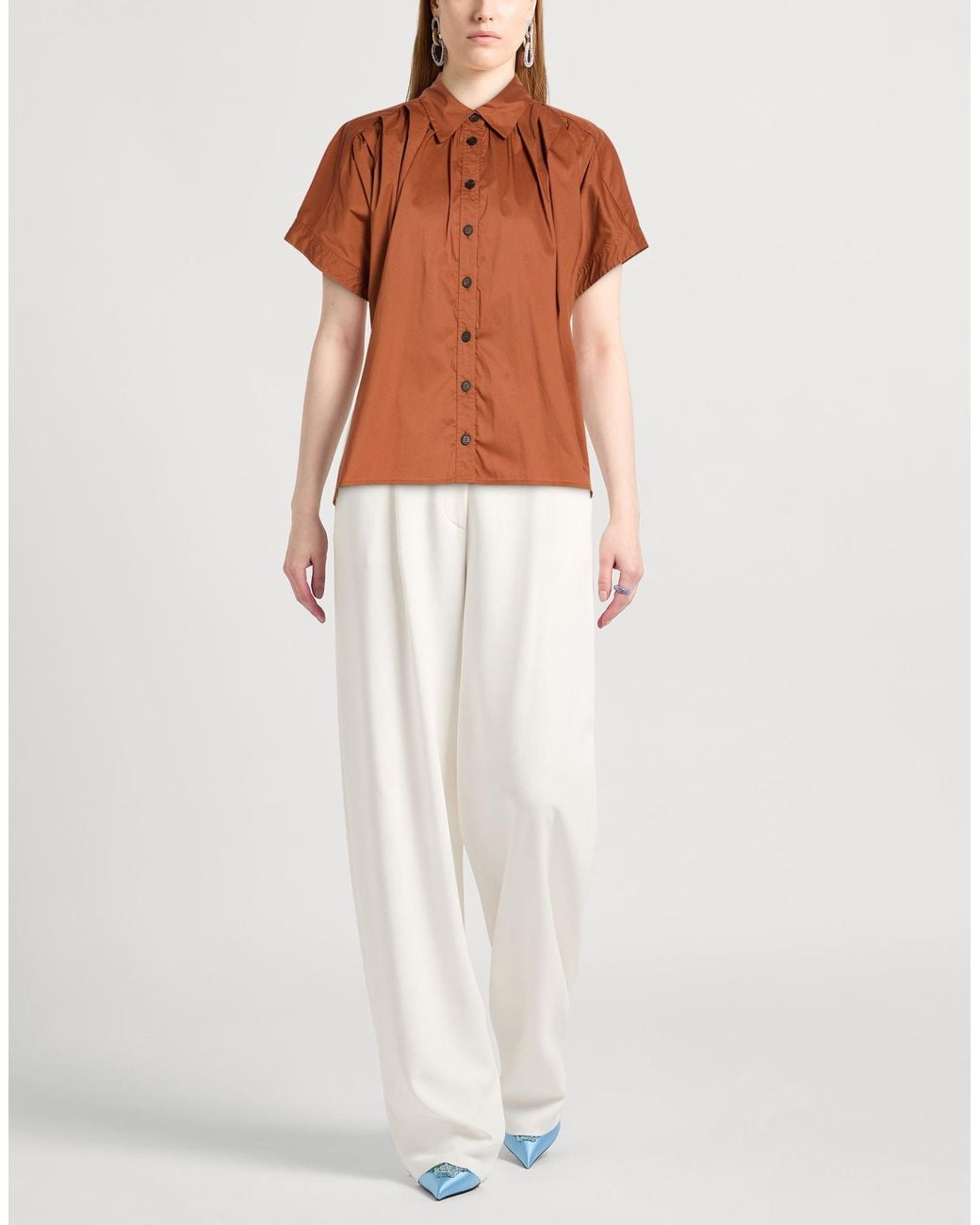 Liviana Conti Brown Shirt