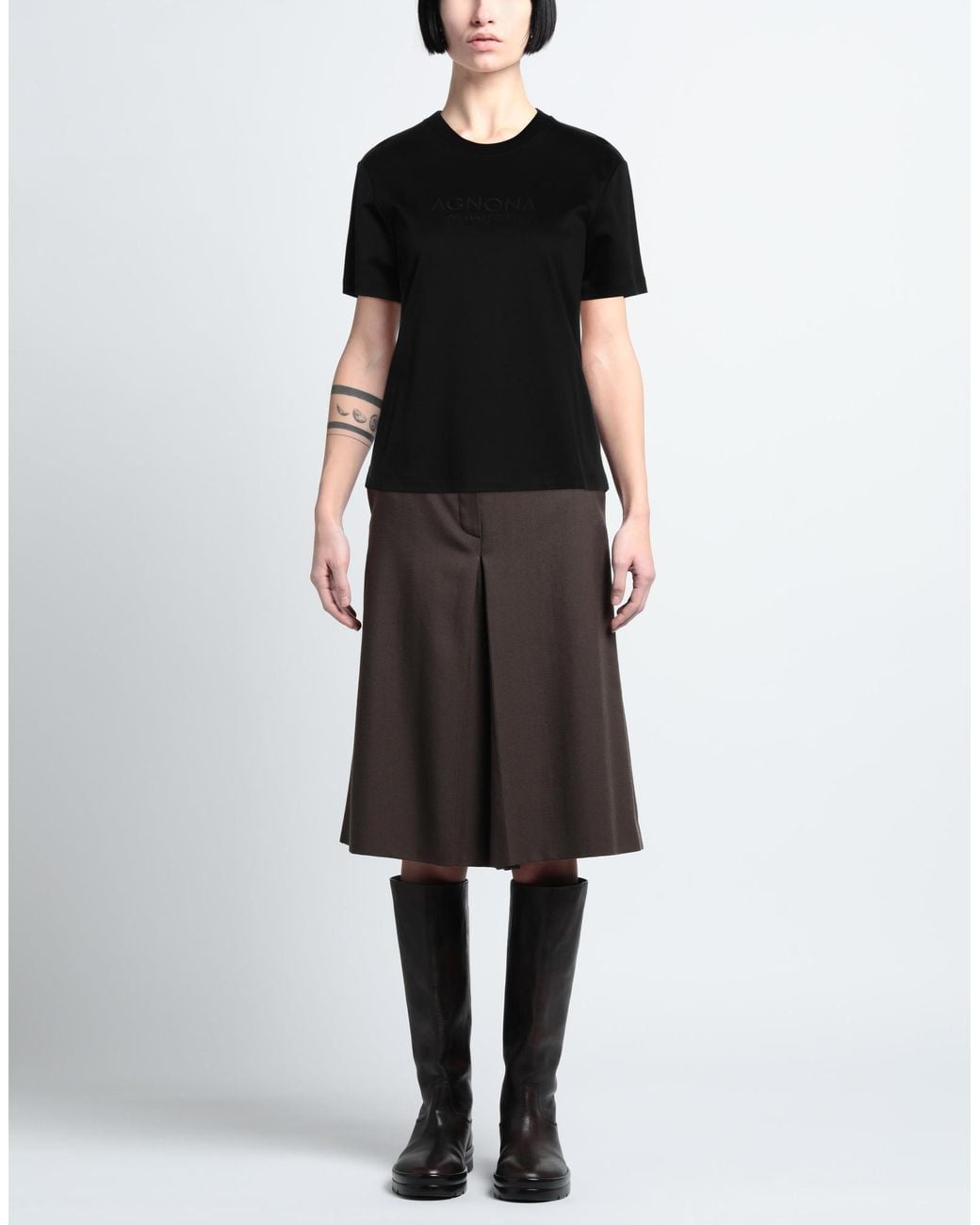 Agnona Black T-shirt