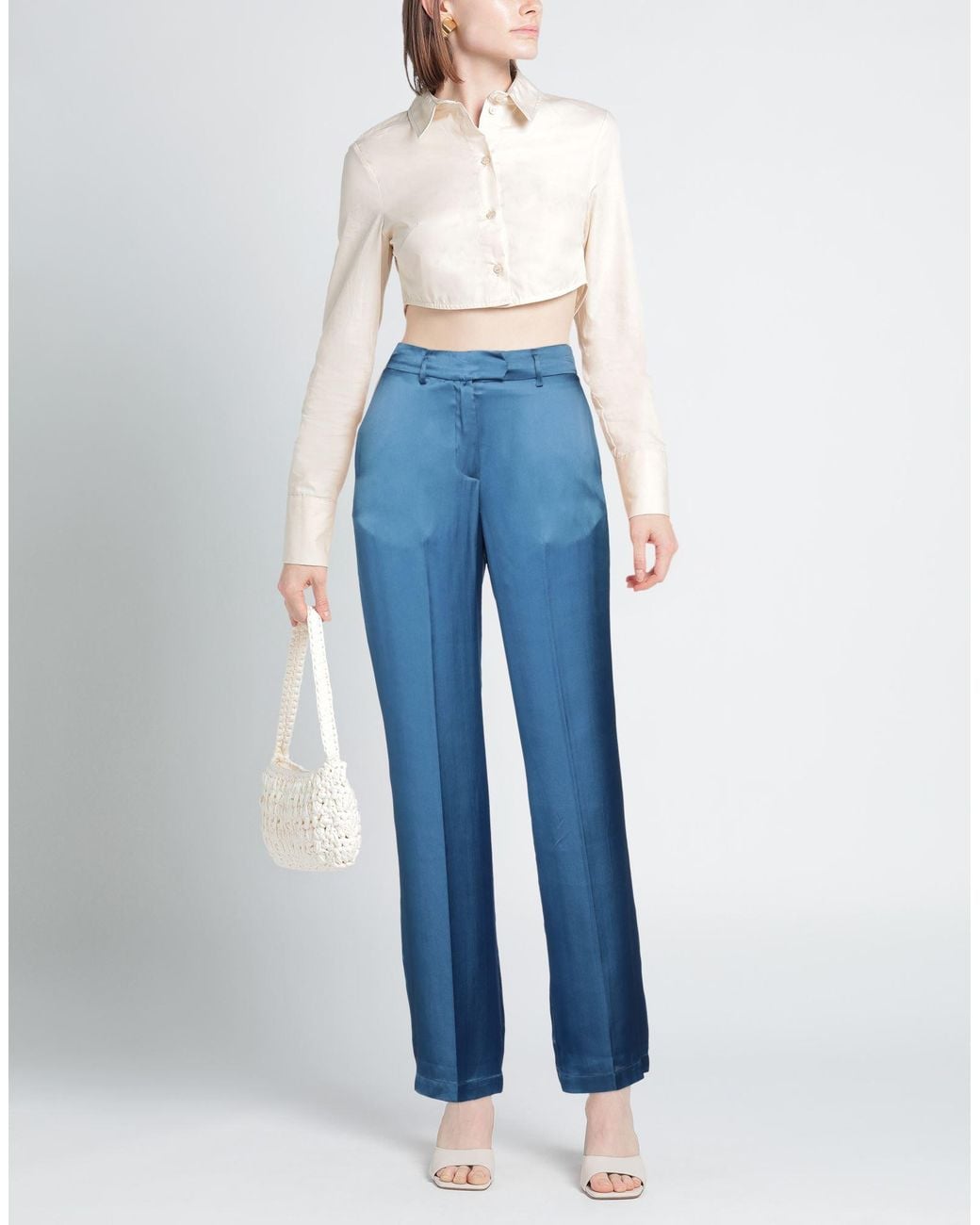Semicouture Blue Pants