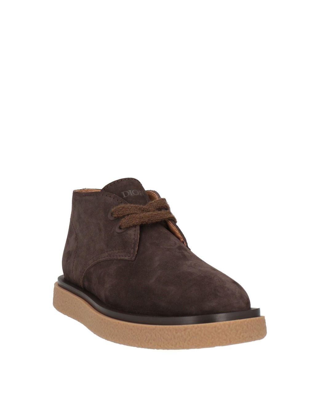 Dior Brown Ankle Boots Leather for men