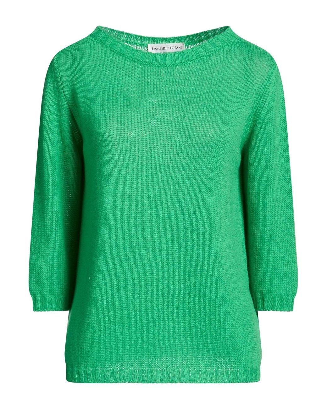 Lamberto Losani Green Sweater Cashmere
