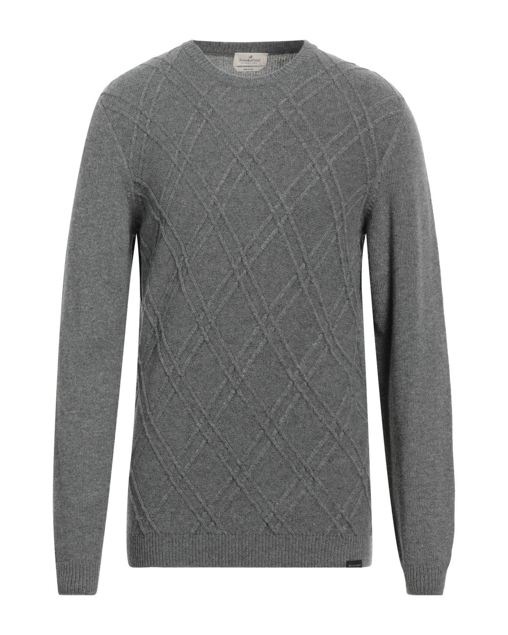 Brooksfield Gray Jumper for men