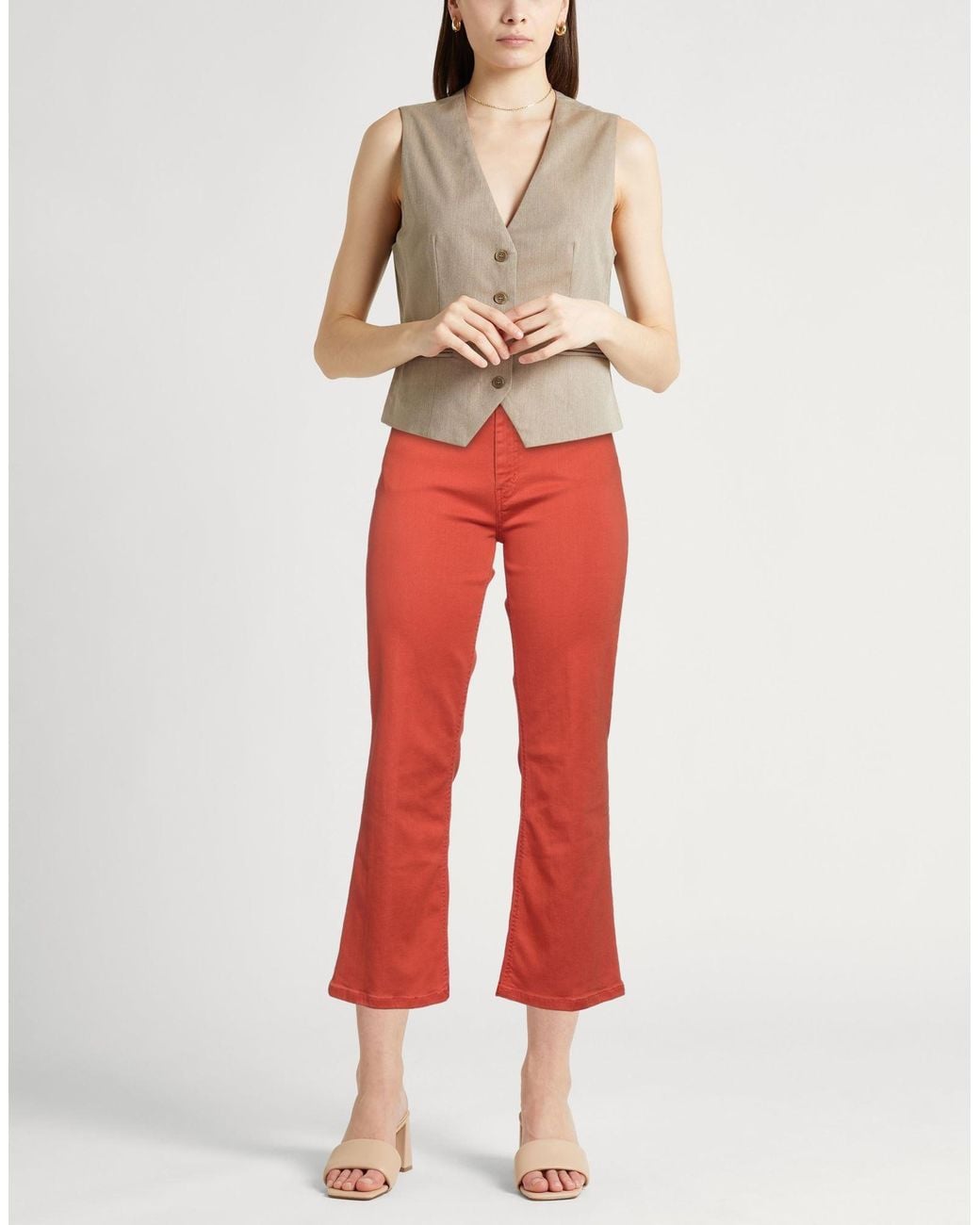 PT Torino Red Jeans Lyocell, Cotton, Polyester, Elastane