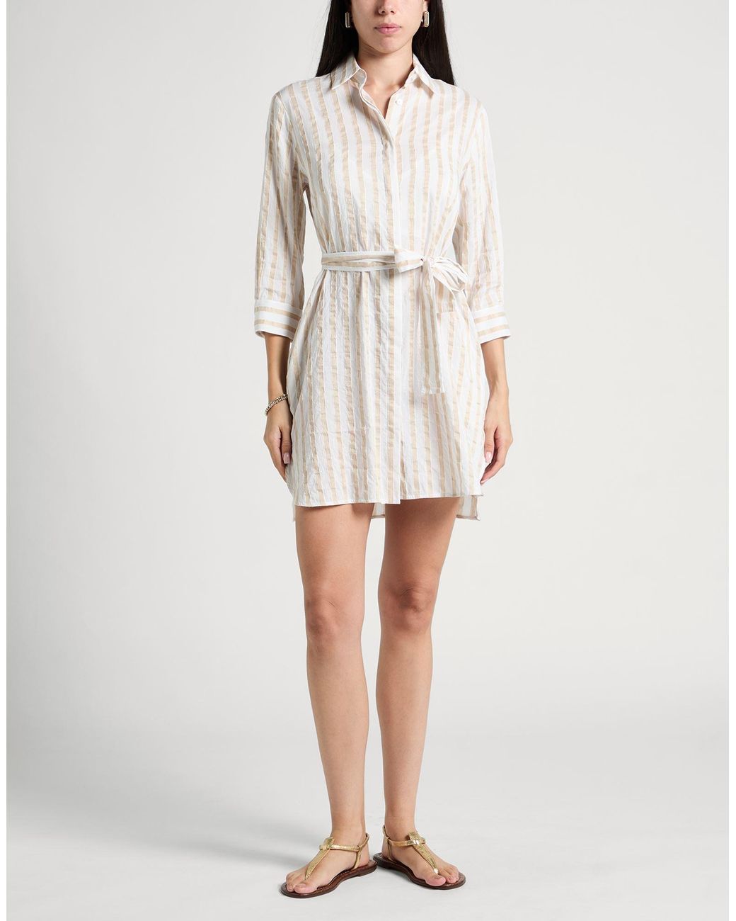 Robe Courte Mazzarelli en coloris White