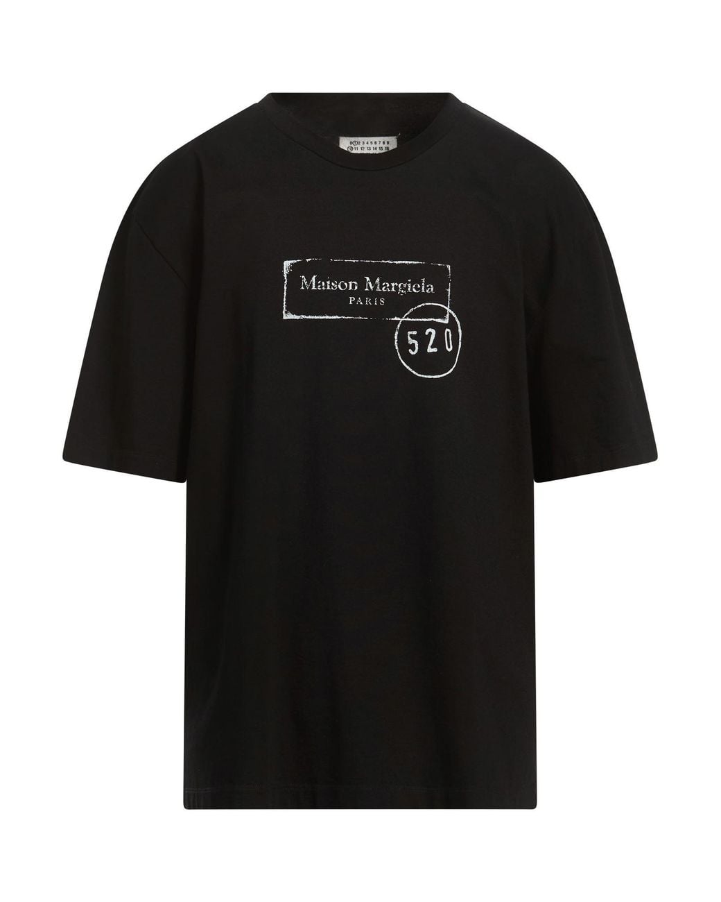 Maison Margiela Black T-Shirt Cotton for men