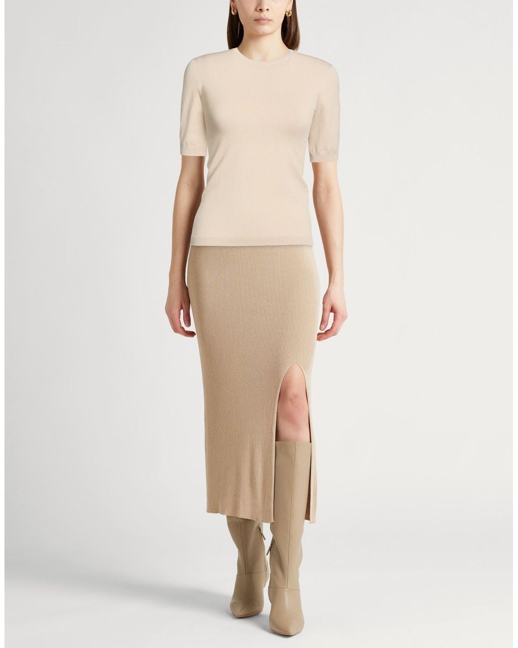 Max Mara Natural Sweater Viscose, Polyester
