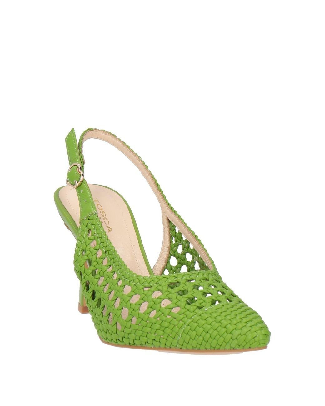 Tosca Blu Green Pumps Leather