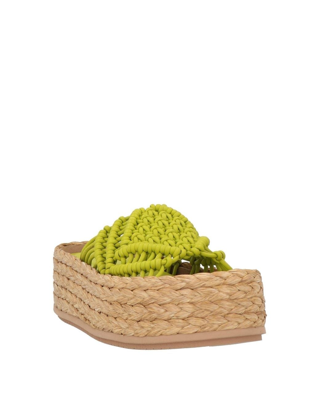 Paloma Barceló Yellow Espadrilles