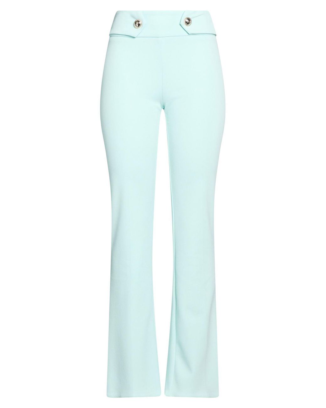 Rinascimento Blue Pants Polyester, Elastane