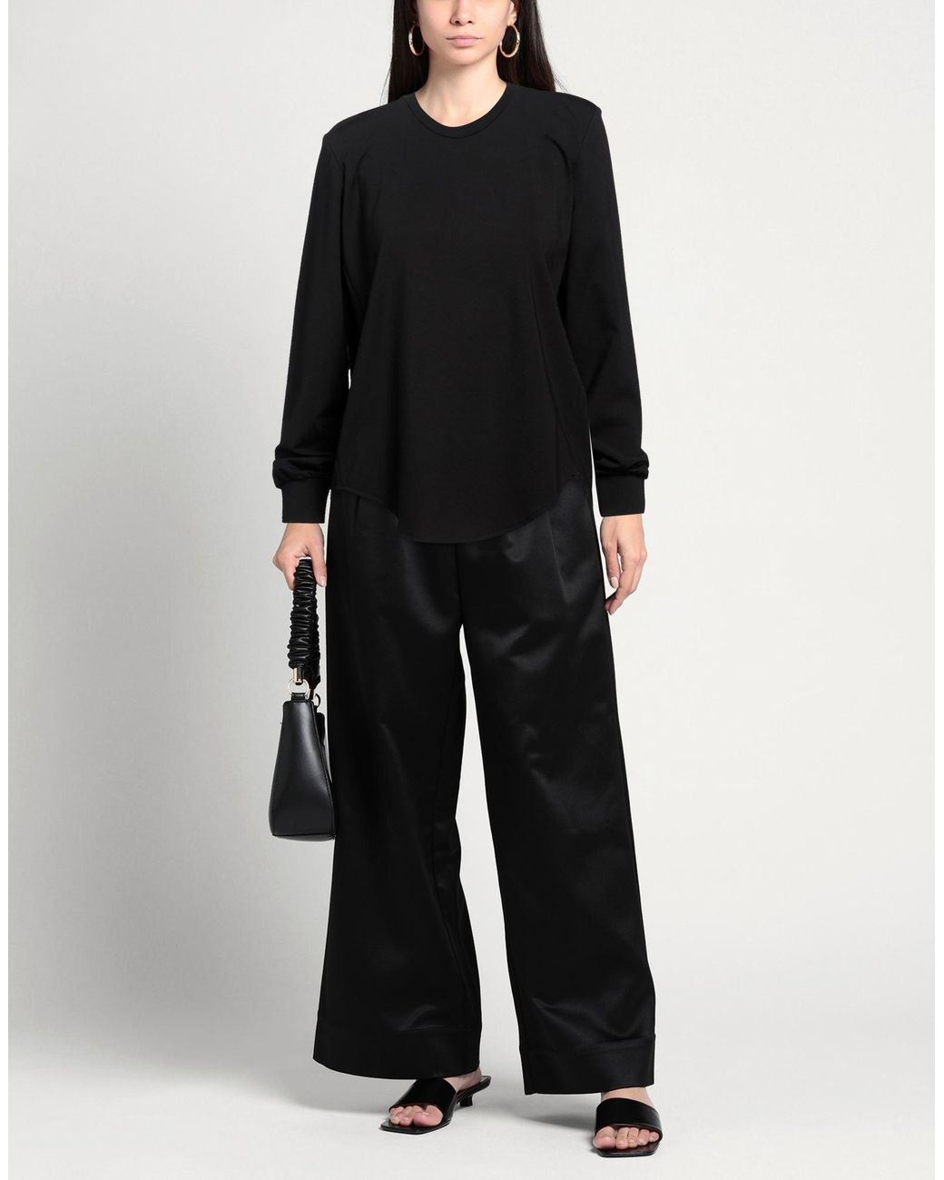 RUE DU BAC Black Top Viscose, Polyamide, Elastane