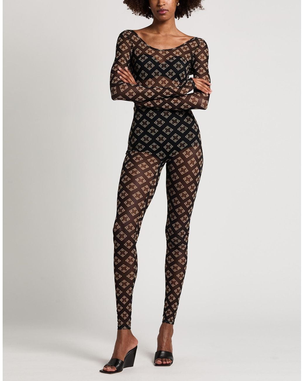 Kristina Ti Gray Jumpsuit Polyamide, Elastane
