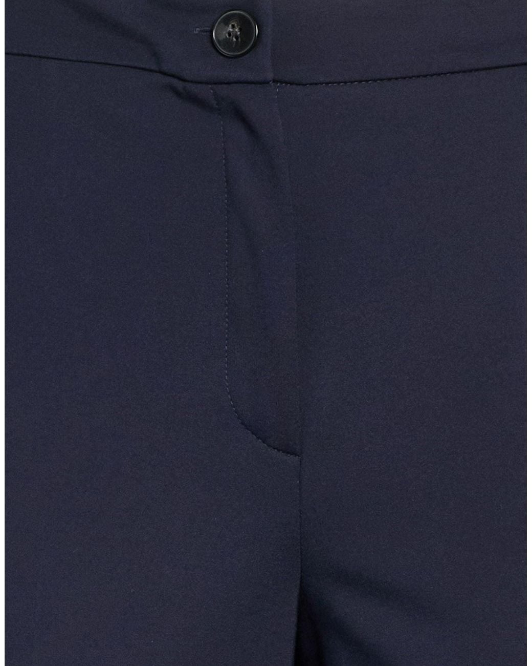 Marella Blue Midnight Pants Viscose, Polyamide, Elastane