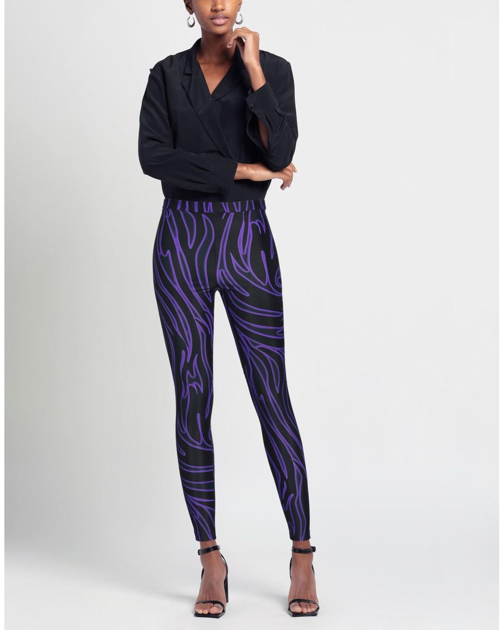 Leggings Versace en coloris Blue