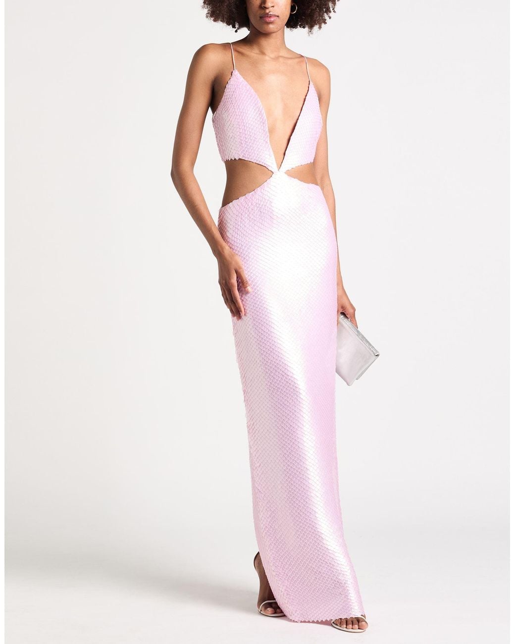 Monot Pink Maxi Dress Viscose