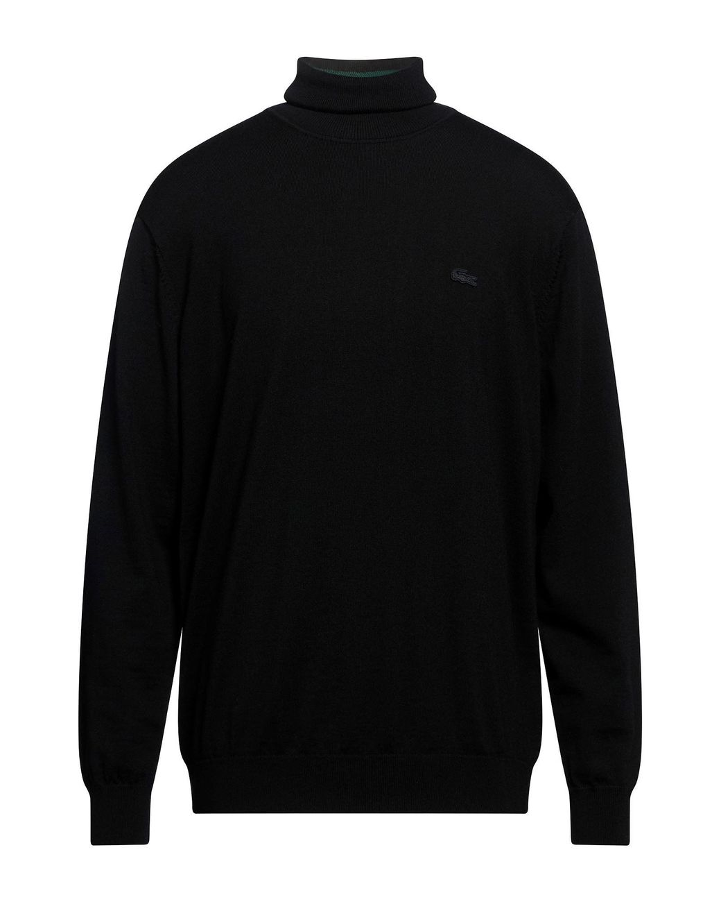 Lacoste Black Turtleneck Wool for men