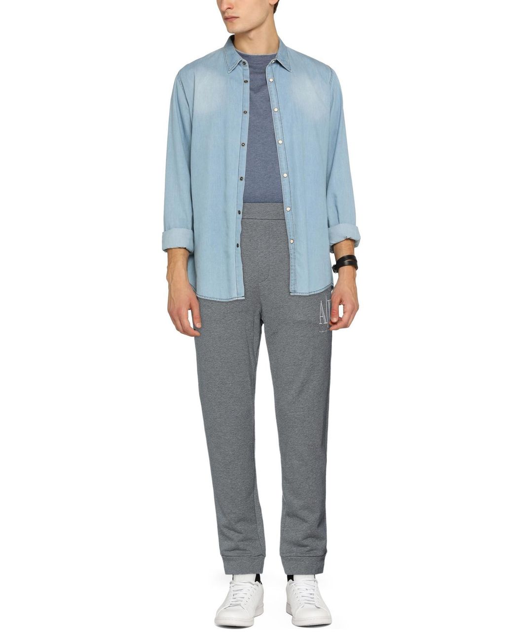 ARMANI EXCHANGE Gray Pants for men