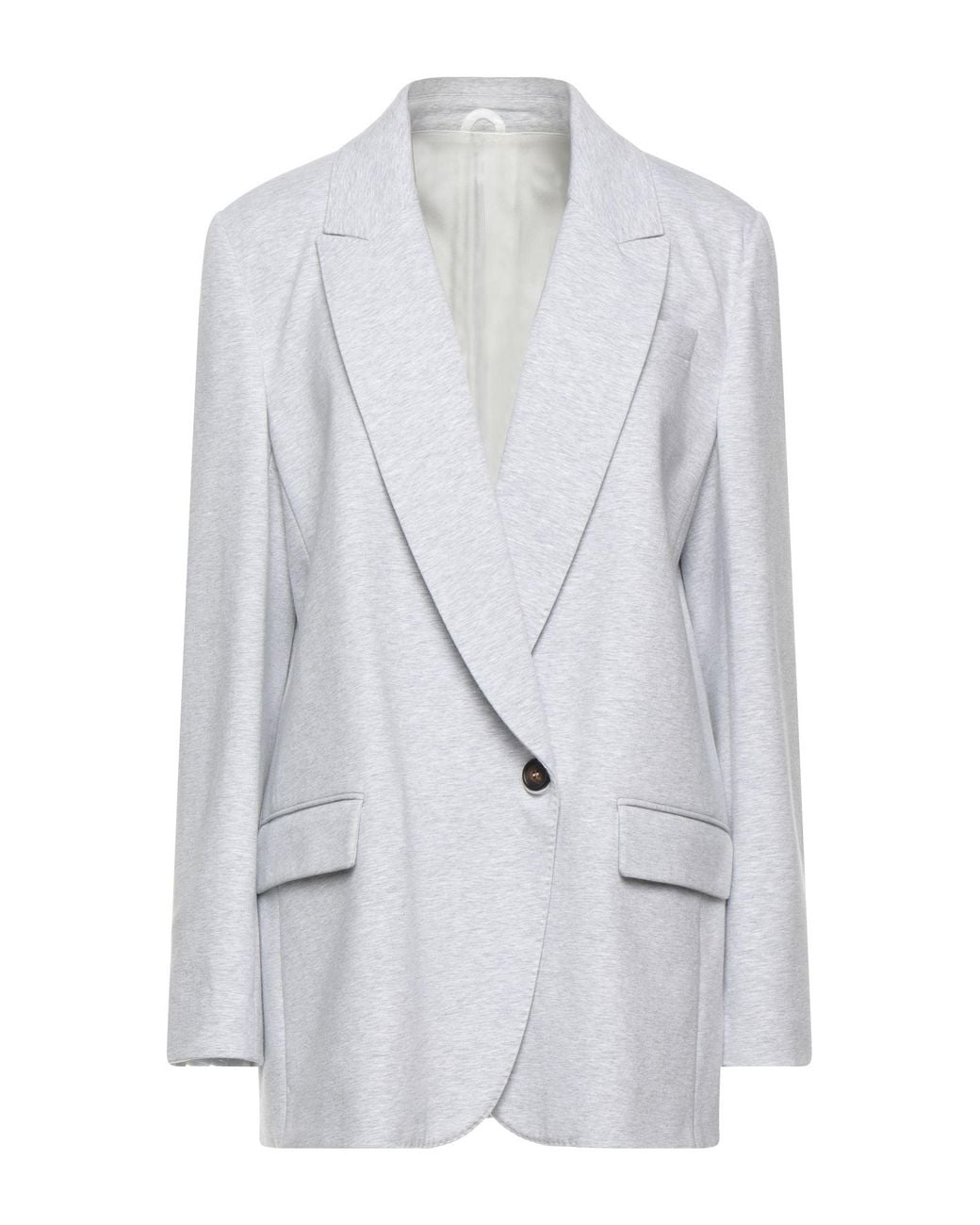 Brunello Cucinelli Gray Suit Jacket
