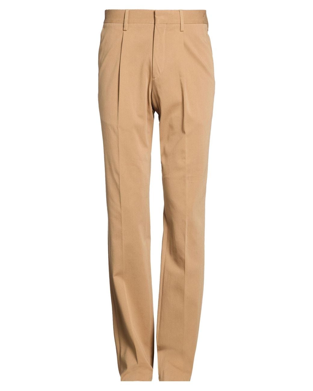 Lardini Natural Camel Pants Cotton, Elastane for men