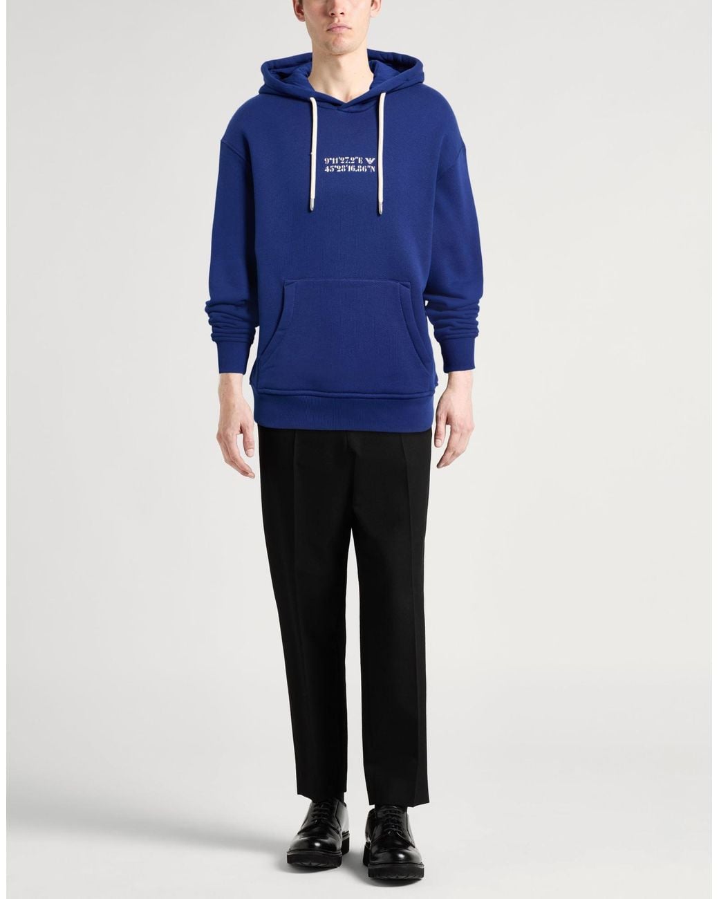 Emporio Armani Blue Sweatshirt for men