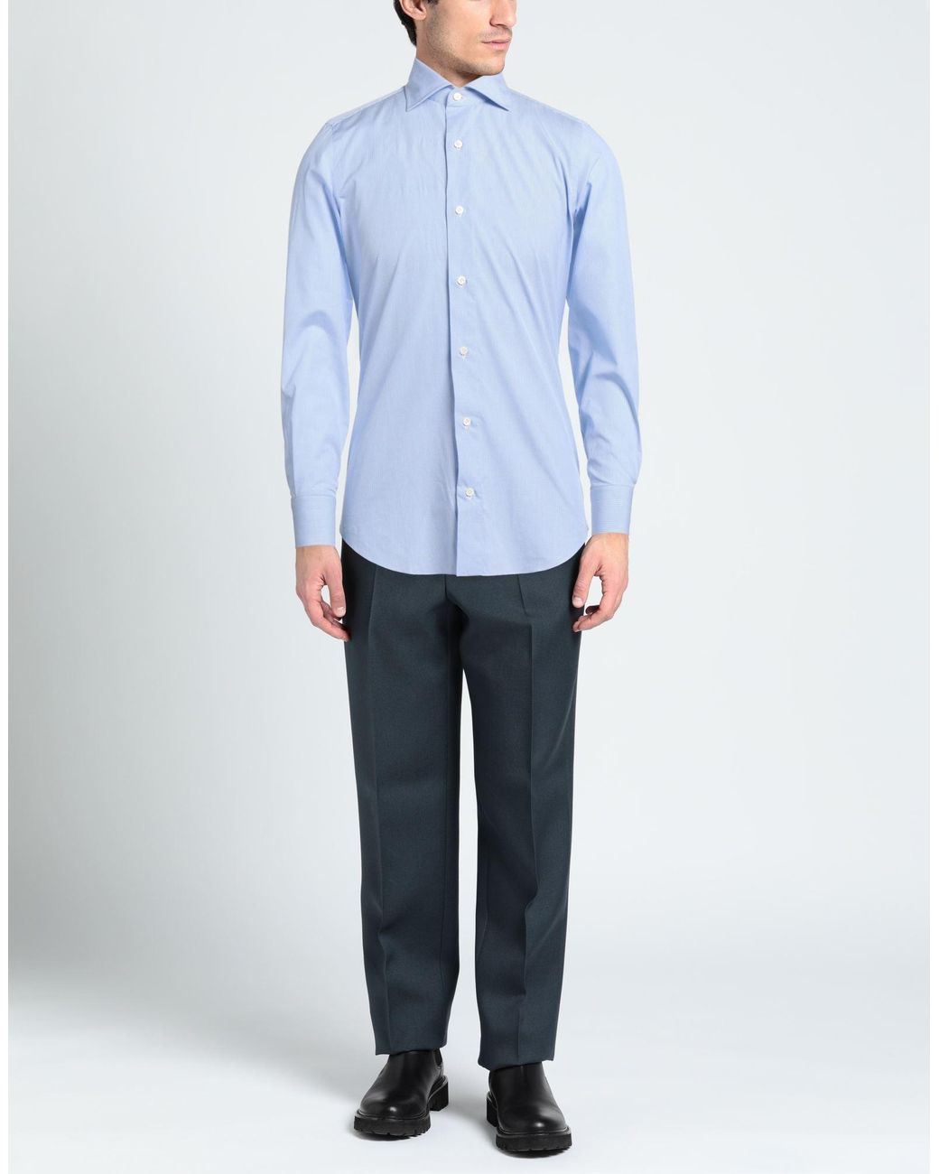 Drumohr Blue Shirt for men