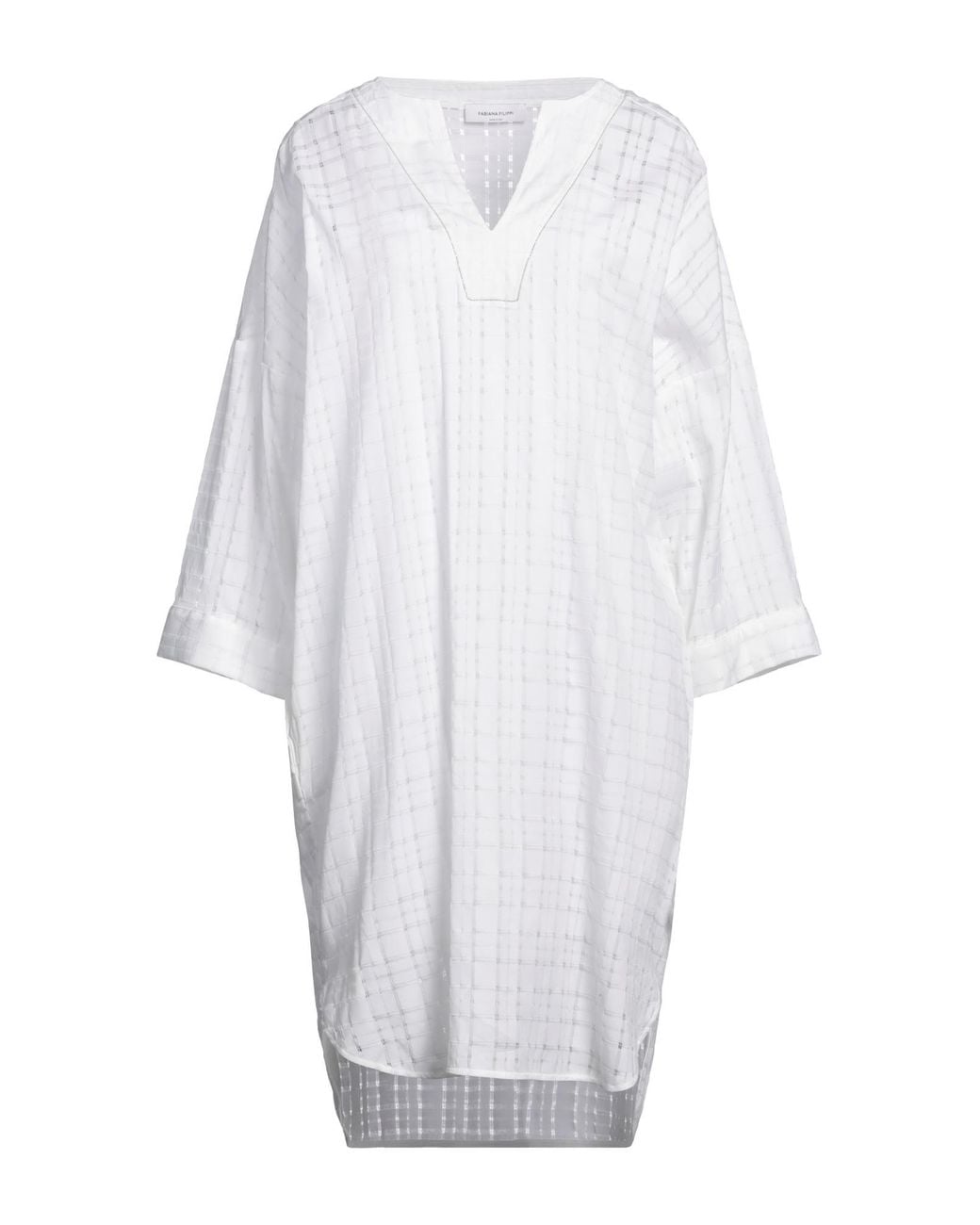 Fabiana Filippi White Mini Dress