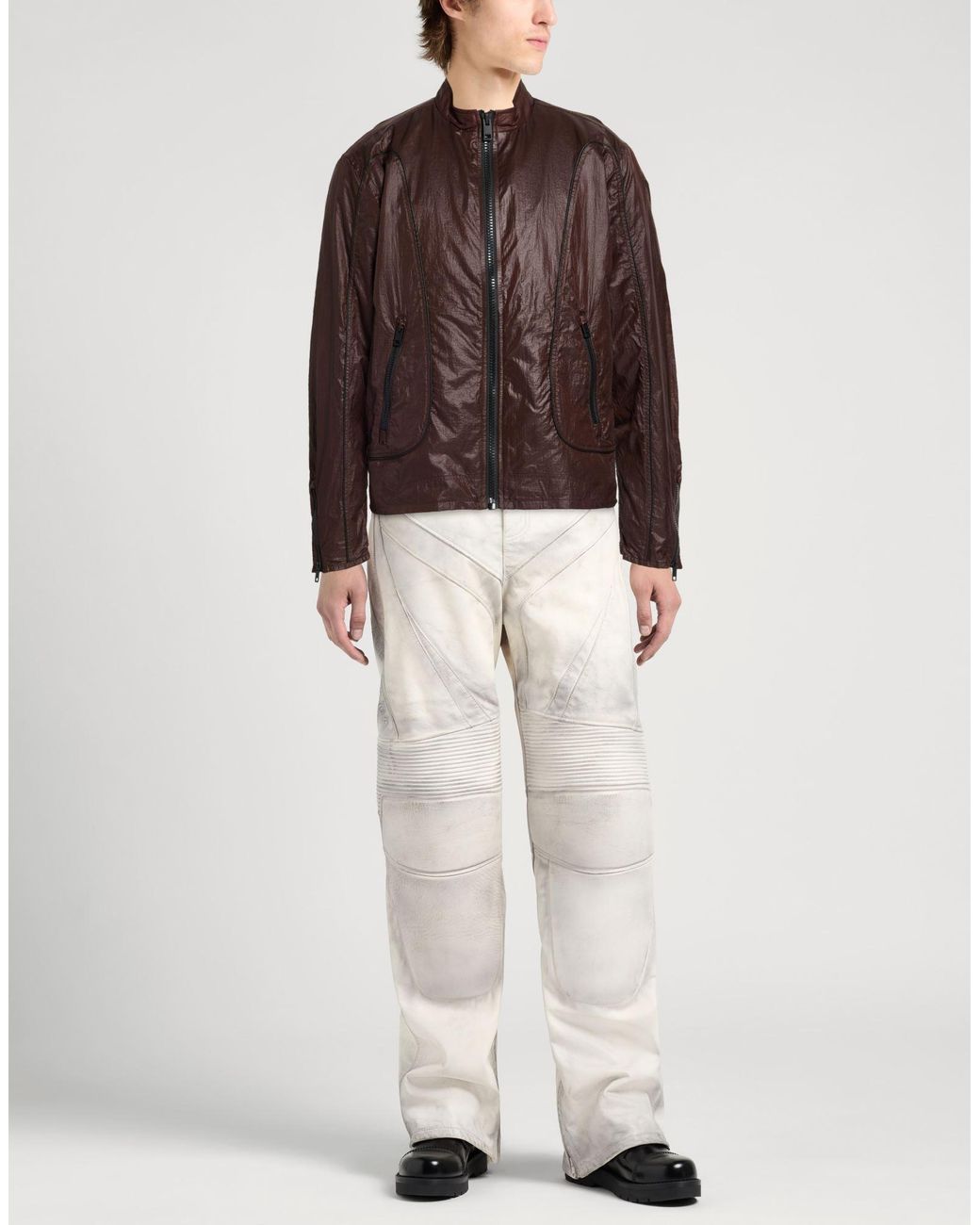 DIESEL Brown Jacket for men