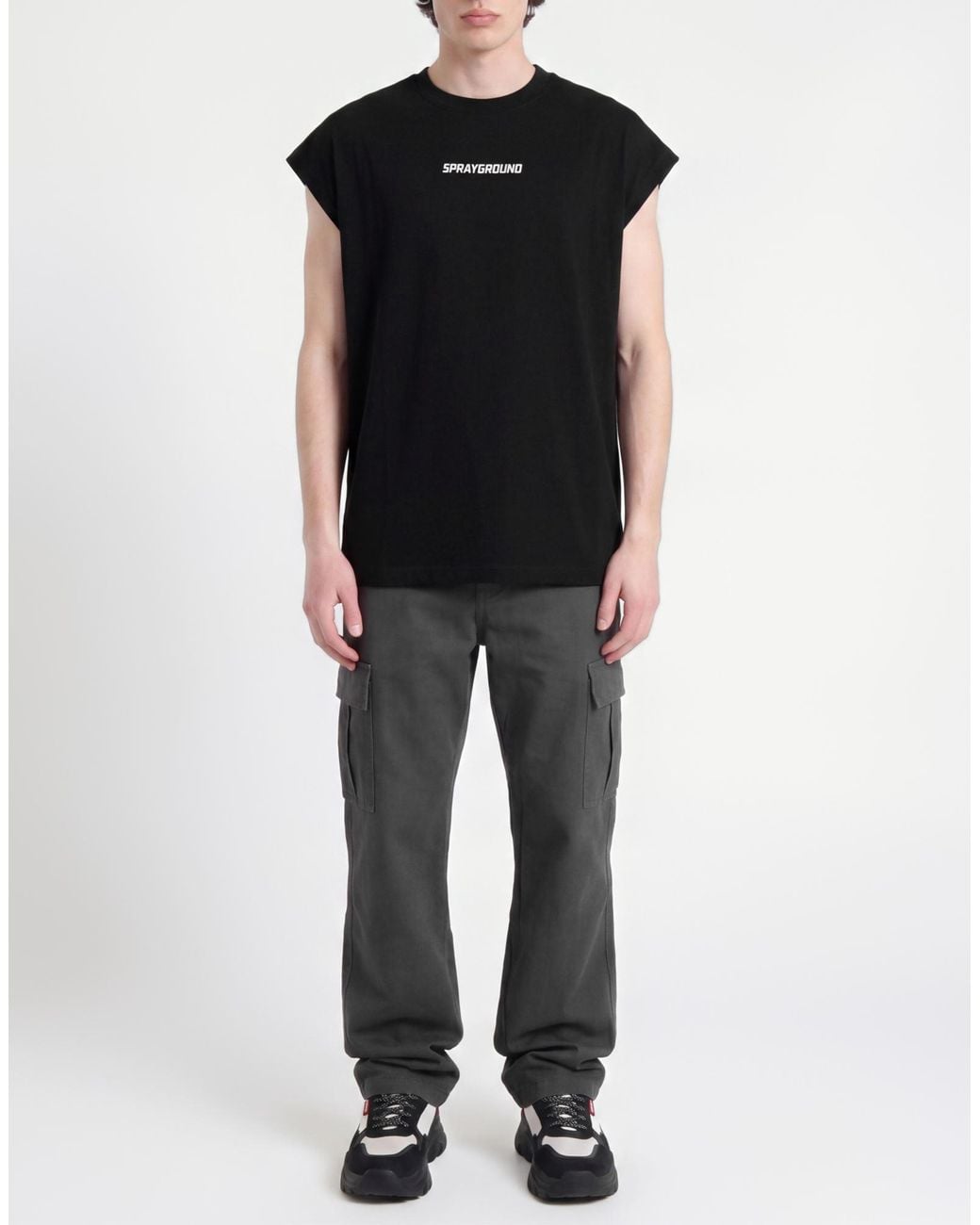 Sprayground Black T-Shirts for men