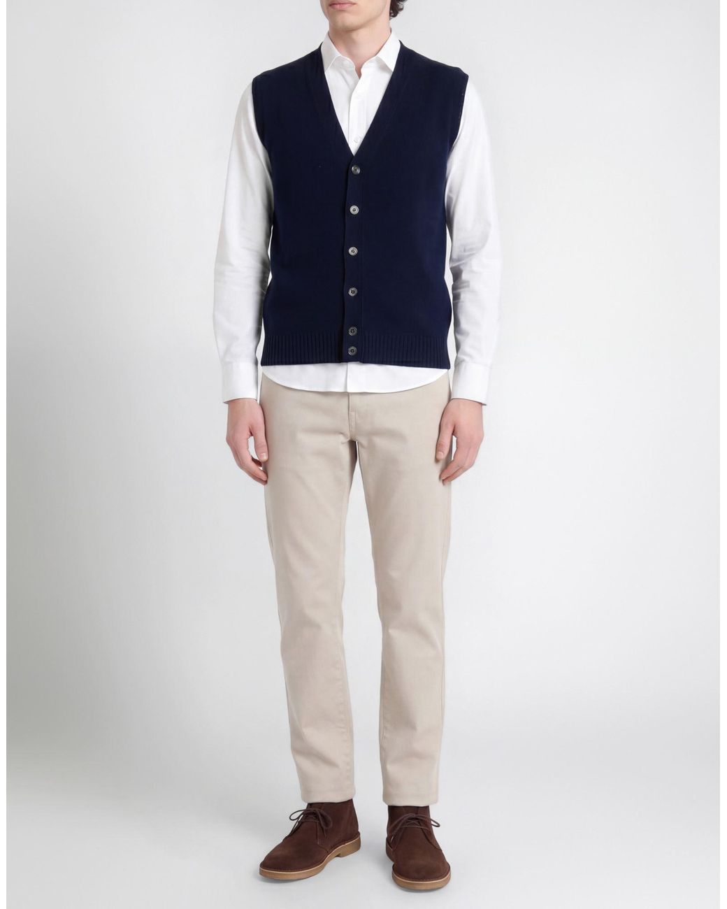 Aspesi Blue Cardigan for men