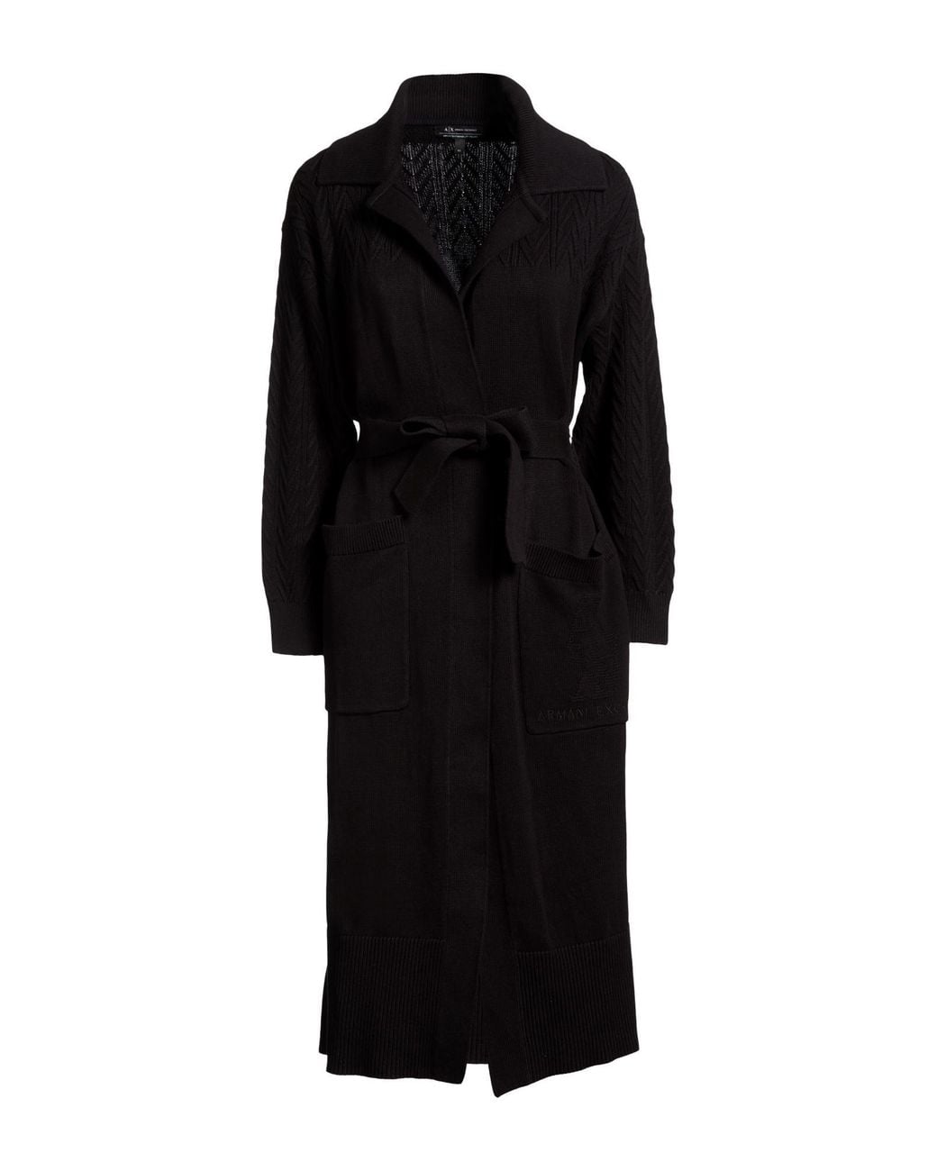 ARMANI EXCHANGE Black Cardigan Cotton