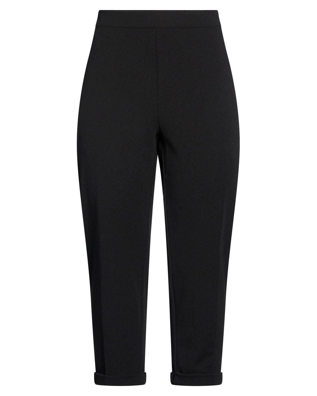 LOLA SANDRO FERRONE Black Pants Polyester, Elastane