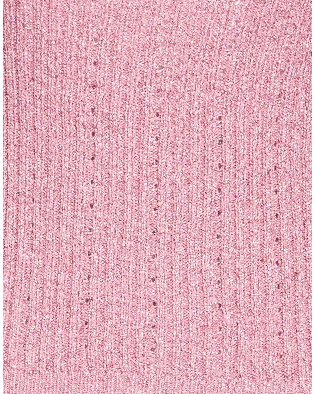 Kontatto Pink Top Viscose, Metallic Polyester