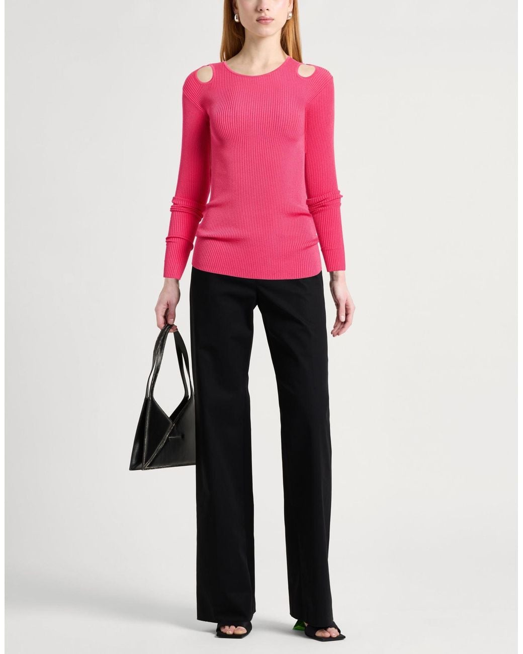 Ballantyne Pink Sweater Viscose, Polyamide, Elastane, Cotton