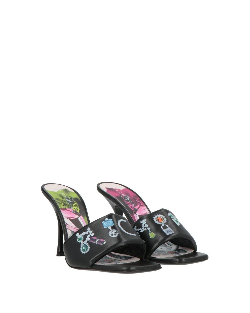 John Richmond Black Sandals