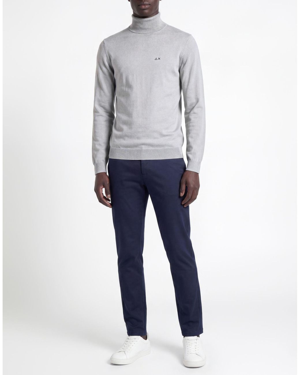 Sun 68 Gray Turtlenecks for men