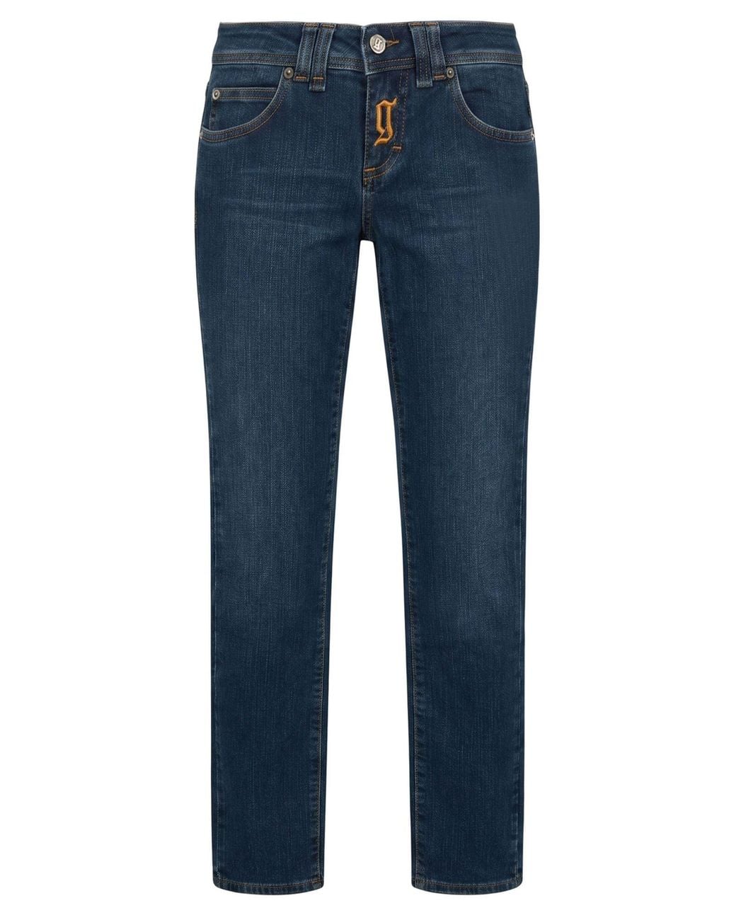 John Galliano Blue Jeans Cotton, Elastane