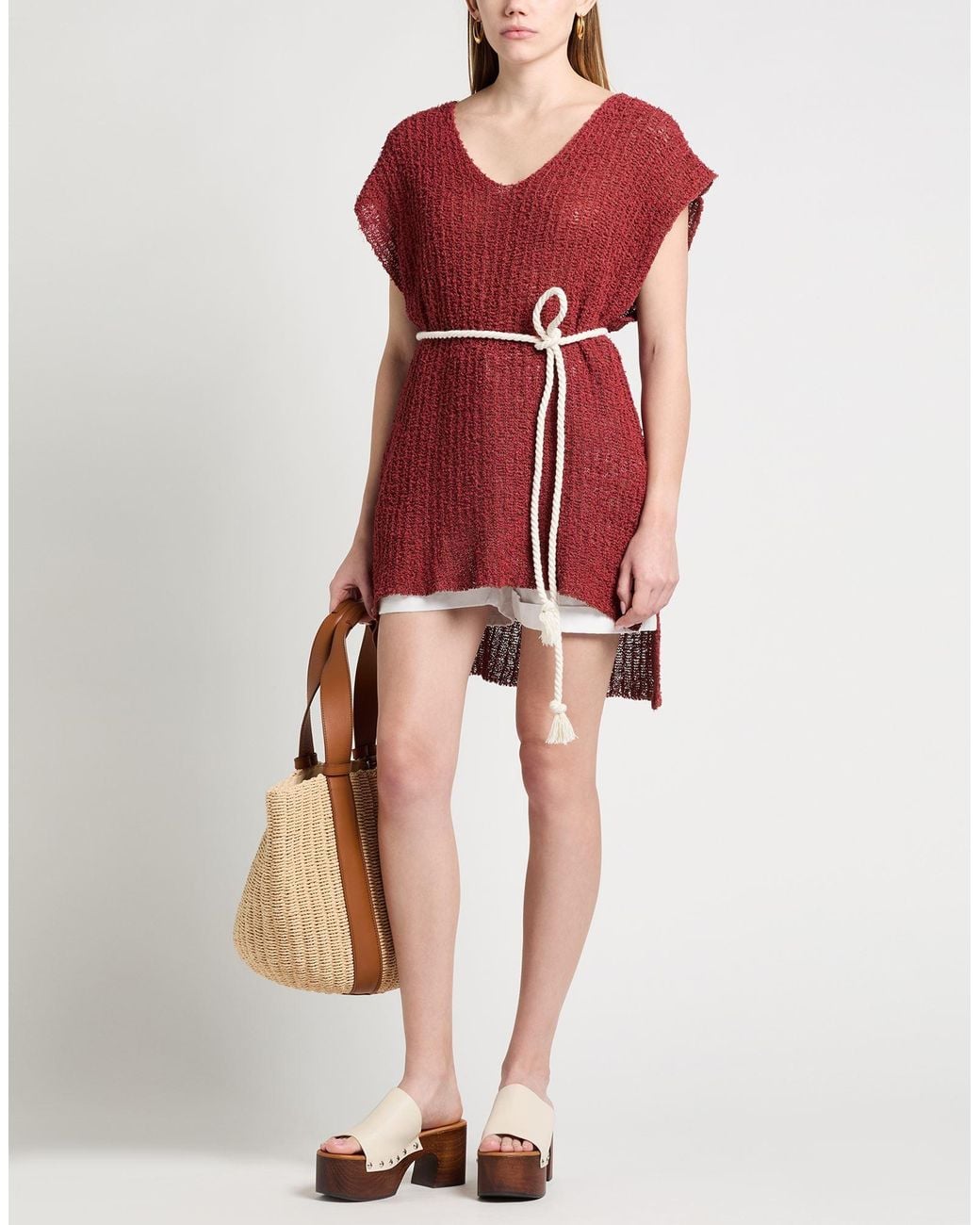 Pullover Akep de color Red