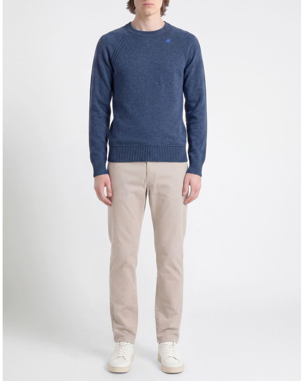 K-Way Blue Sweater Polyamide, Wool, Viscose, Cashmere for men